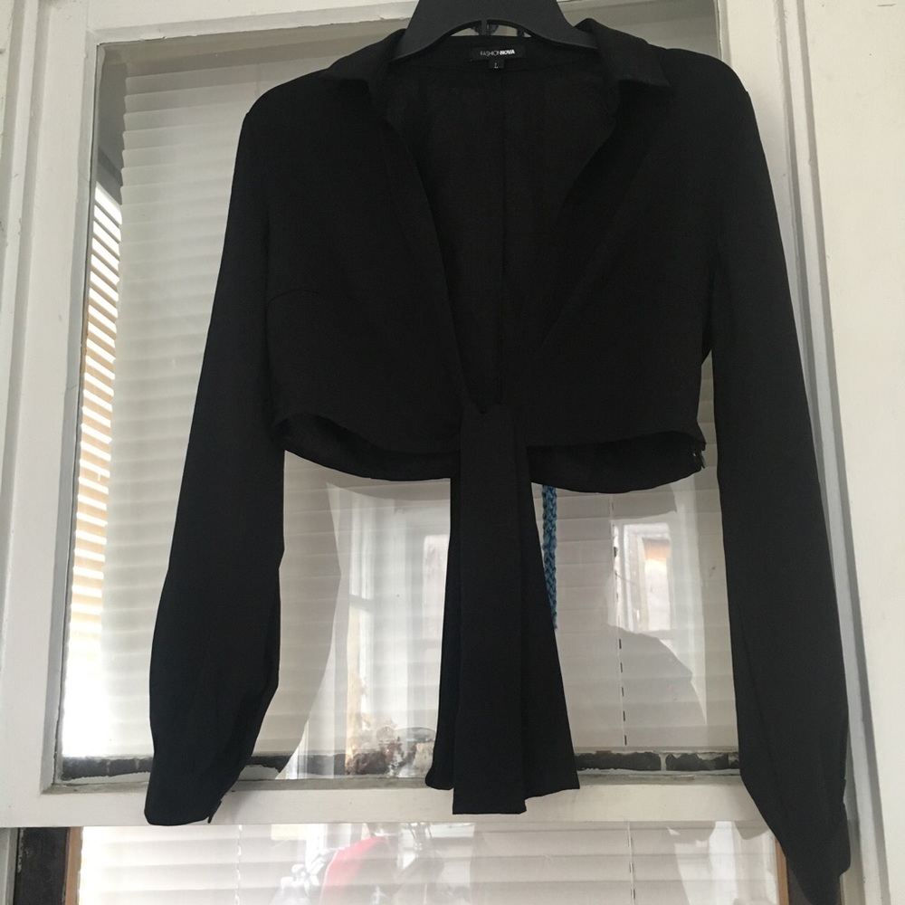 Black Fashion Nova “express yourself shirt”